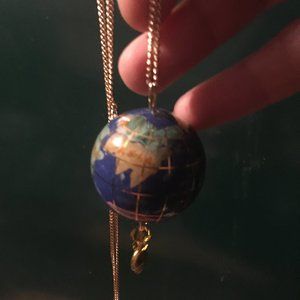 🌎Last One!  Cloisonne Earth Necklace - 188 $50 or $45 w/offer